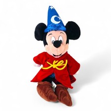 Disney Sorcerer Mickey Mouse Bean Bag Plush - New with Tags - Fantasia