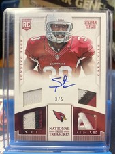 2013 Rookie Nfl Gear Materials Stepfan Taylor #34 Quad Signatures Prime /5