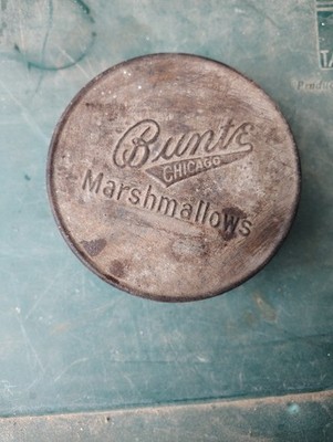 antique bunte brothers marshmallow tin mega rare find another one