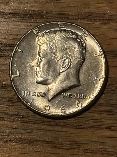 US 1964 P Mint JFK Kennedy 50 Cents Half Dollars 90% Silver US Coin UNC