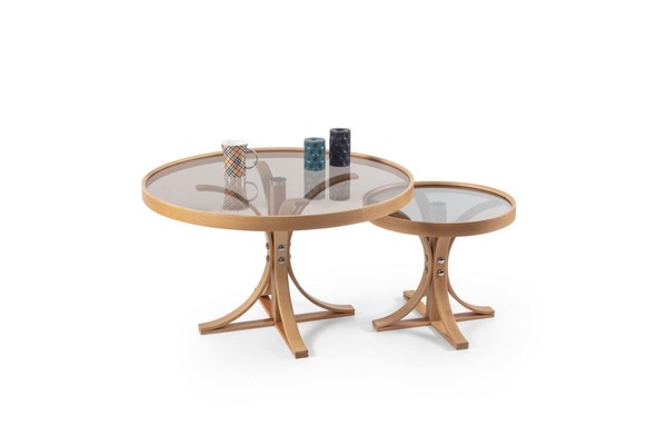 Designer 2X Couchtische Wohnzimmer Luxus Glas Komplett Modern Einrichtung-image