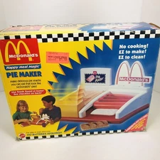 Mattel McDonald’s Happy Meal Magic Kids Pie Maker VTG 1993 Open Box Complete Set