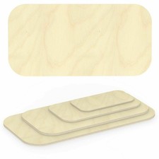 21mm Multiplexplatte Tischplatte mit Eckenradius 100mm Sperrholz Platte Birke