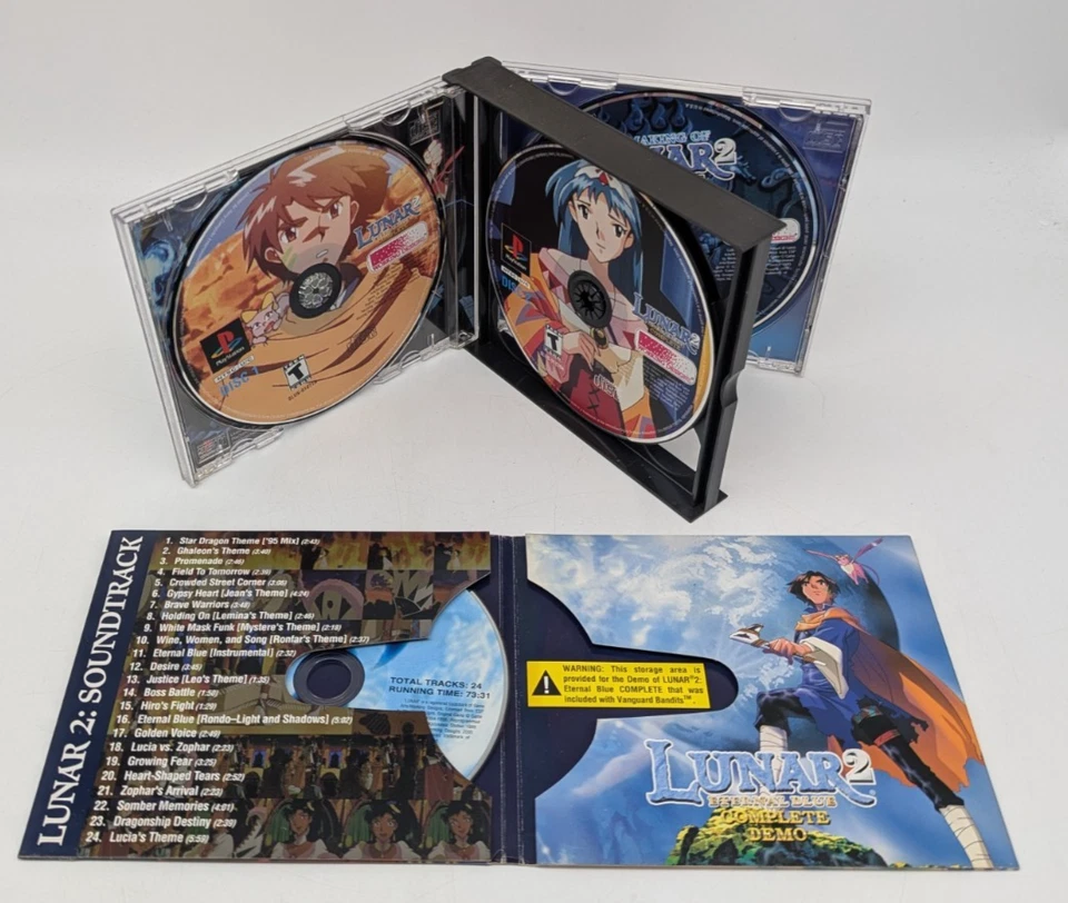 "Lunar 2 Eternal Blue Complete" Sony Playstation 1 unvollständig *HÄNDLER* - Bild 3 von 4