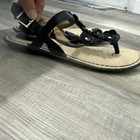 boc black Flower sandal size 7 — photo 5