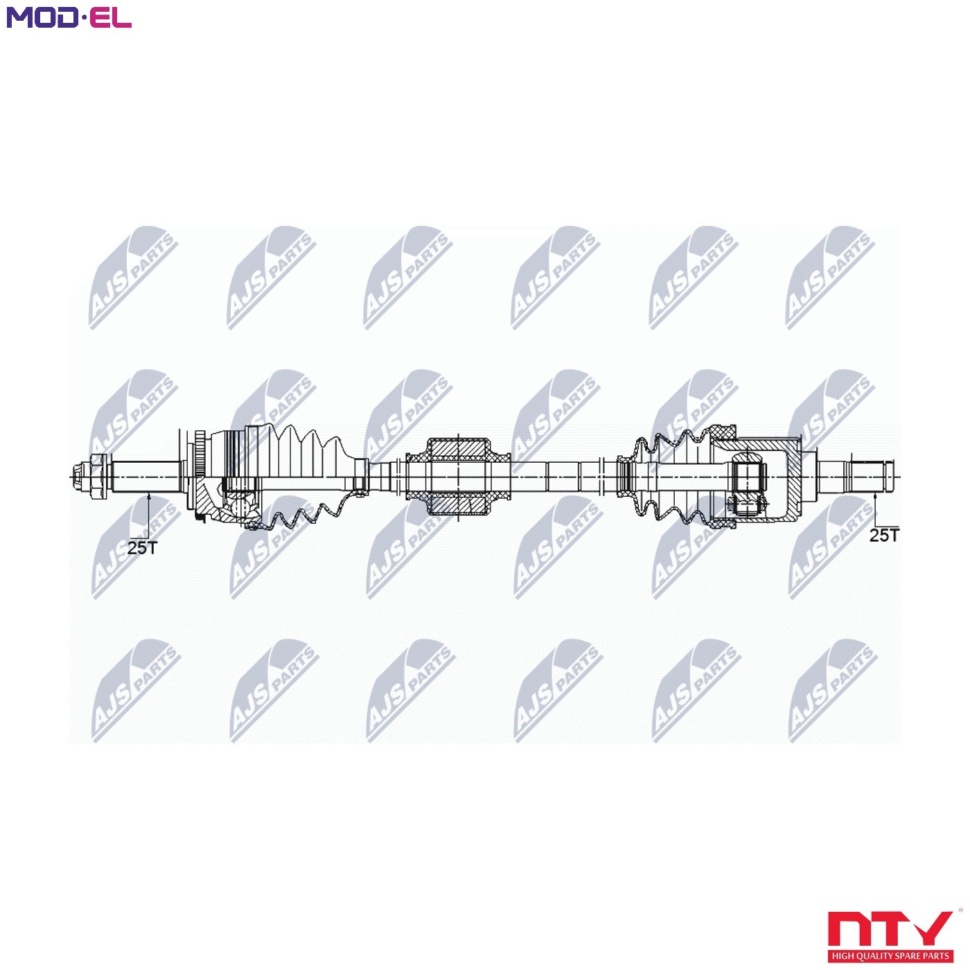 DRIVE SHAFT NPW-KA-358 FOR HYUNDAI KIA G4FC 1.6L 4cyl ACCENT IVG4FA 1.4L 4cyl - Image 6
