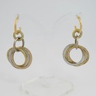 Cartier Trinity Ohrstecker Ohrhänger mit Brillant Besatz in 750/18K Gold Vintage