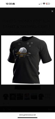 Gamers Nexus Foil Logo GPU Artifact Tshirt Size XXL
