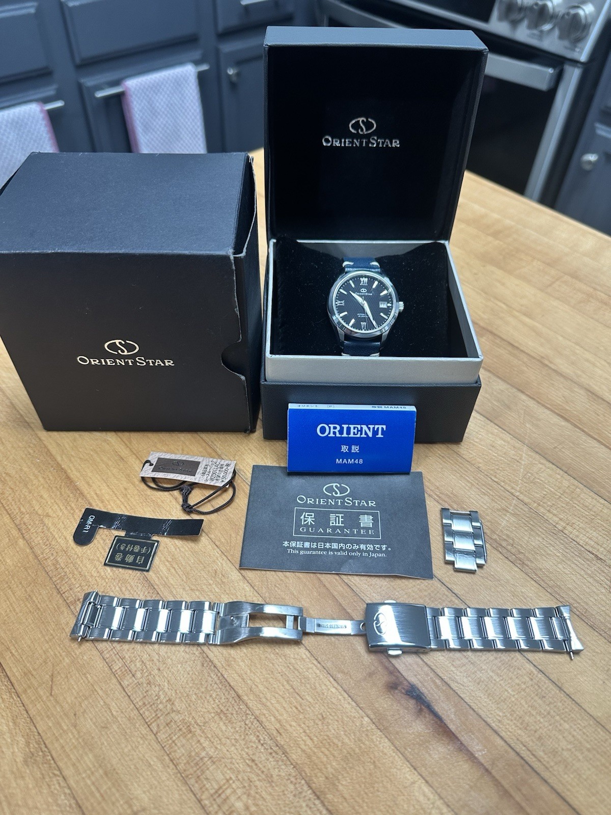 Orient Star Automatic Black Dial with Bracelet an… - image 8