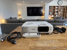 Epson EH-TW650 1080p Full HD 3,100 Lumens Home Cinema Projector HDMI Used Remote