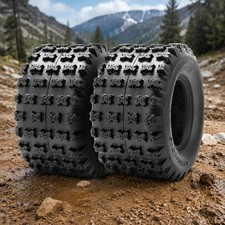 20x10-9 Atv Tires Set 2 20x10x9 Utv Trail Mud All Terrain 4pr Sport Quad Tires