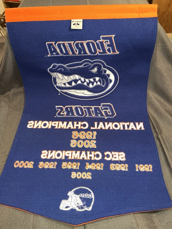 Florida Gators Football National/Sec. Champions Banner/Flag 24”x38.5” NWOT - Image 2 of 4