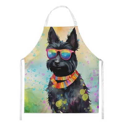 Scottish Terrier Hippie Dawg Apron Cooking Kitchen Server Baking Crafts
