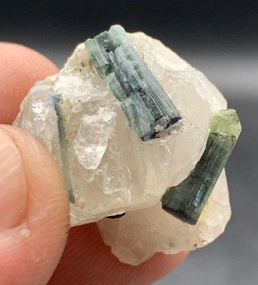 8-Gram Amazing Structure Of Quartz combine with Tourmaline from Skardu Pakistan 