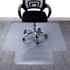 AiBOB Chair Mat 36x48 for Low Pile Carpet & Hard Floor - Flat Office Mat