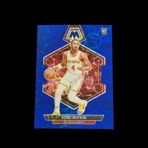 2023-24 Panini Mosaic Rookies International Blue Prizm /25 Kobe Bufkin #201 SSP