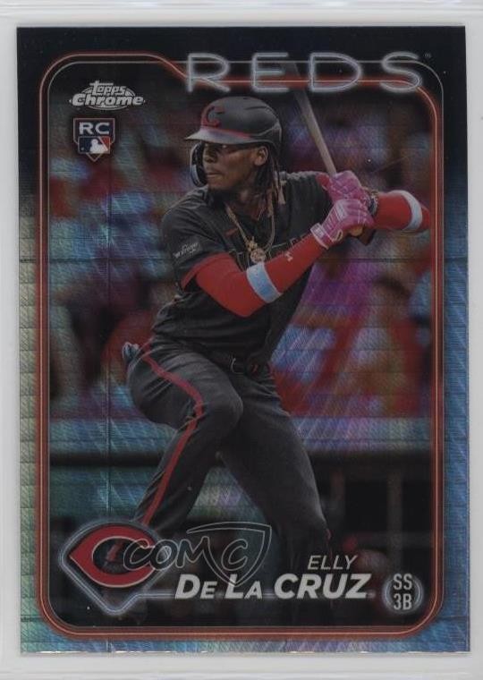 2024 Topps Chrome Prism Refractor Elly De La Cruz #44 11gl
