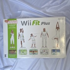 Nintendo Wii Fit Plus Balance Board, Game  Foot Extensions Bundle