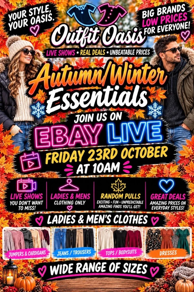 Autumn & Winter Essentials New With & Without Tags