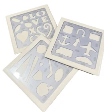 Lot of 3 Creative Memories Creative Cuts Collection Sports, Love, Destination