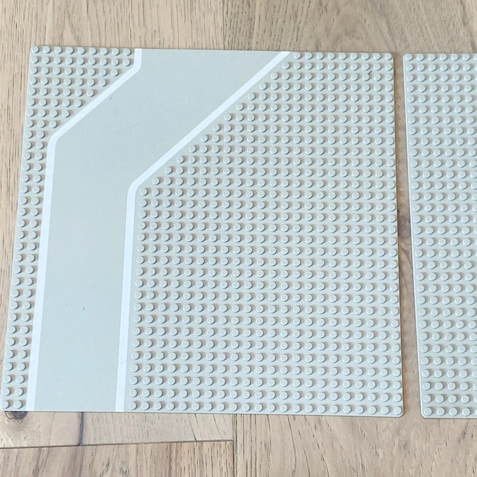Lego 2 Pieces 10”x10” Road Base Plates For Set 6386 & 6378 Legoland Town System - Image 2 of 4
