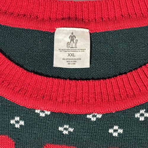Elf OMG! Santa I Know Him Feliz Navidad XXL Camisa Sudadera Fea - Imagen 6 de 11