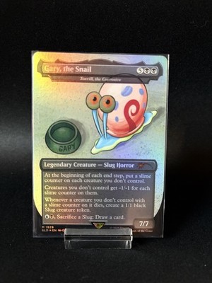 Gary, the Snail - Toxrill, the Corrosive (Rainbow Foil) Secret Lair Drop Foil NM