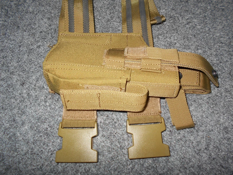 CONDOR NUEVO! FUNDA PIERNA VERTICAL UNIVERSAL TÁCTICA VERDE OLIVA SIN USAR Foto 2 de 3