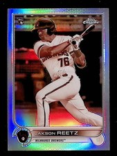 Jakson Reetz 2022 Topps Chrome Sepia Refractor #157 RC Milwaukee Brewers