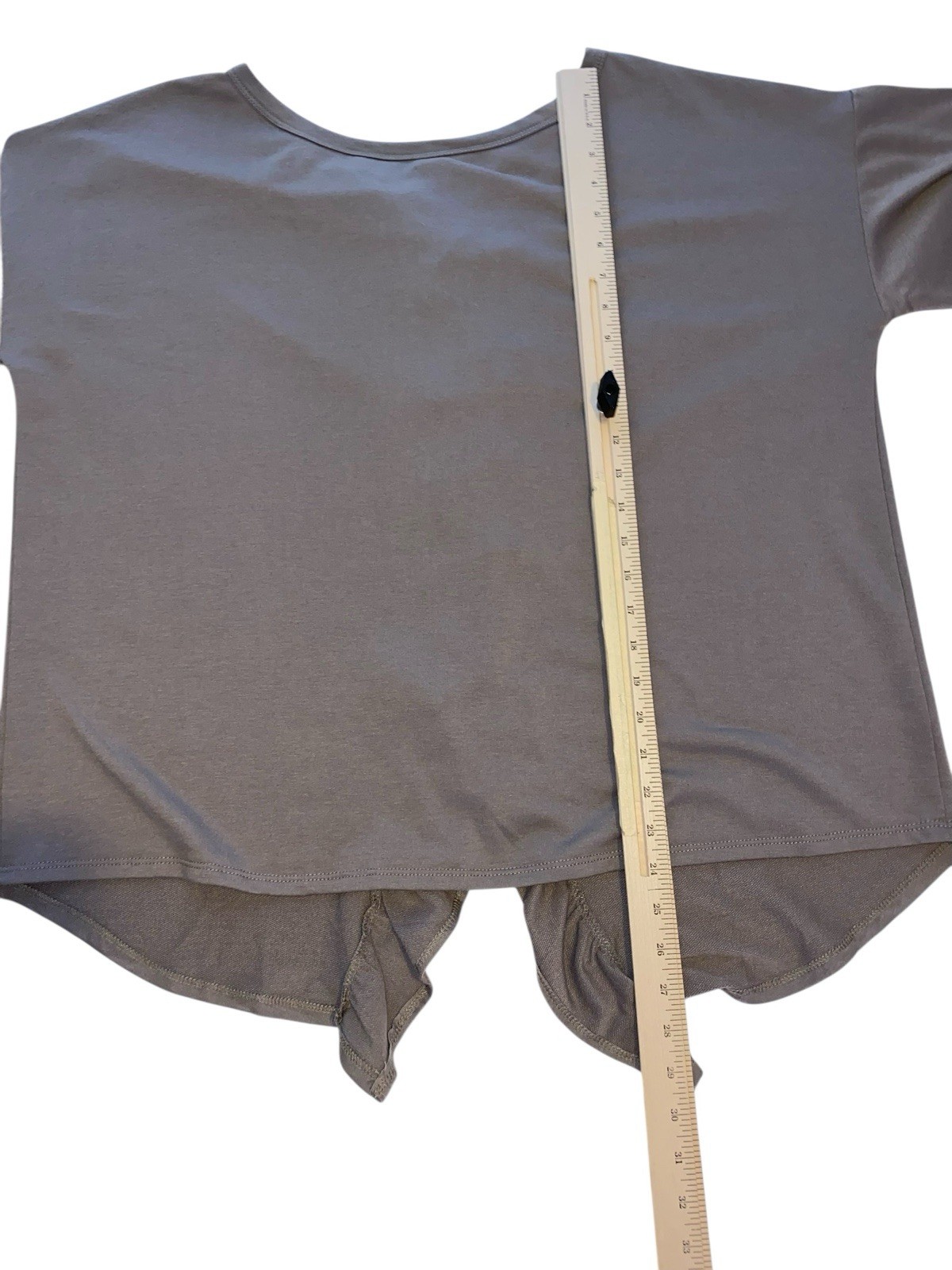 Three Bird Nest Medium Brown Ruffle Split Back To… - image 13