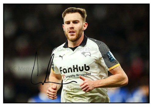 11574. Callum Elder Signed Pictures A4 Prints Derby Hull Ipswich Wigan Mansfield