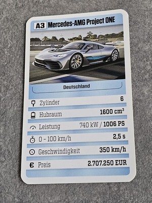 Mercedes AMG Project One - Einzelkarte - Quartett  (11)