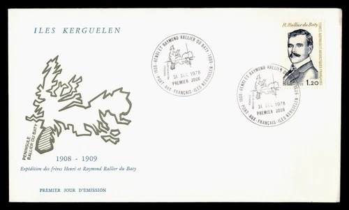 DR WHO 1978 FRENCH ANTARCTIC FSAT FDC RALLIER DU BATY EXPO CACHET M57851