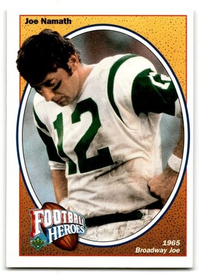 1991 Upper Deck Joe Namath New York Jets #11