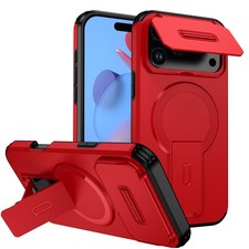 For iPhone 17 16 Pro Max 15 14 13 12 11 Rugged Mag Safe Case with Camera Cover