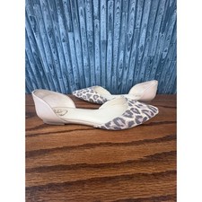 Circus by Sam Edelman Ramona Leopard Print Flats Tan Size 7.5 Pointed Toe