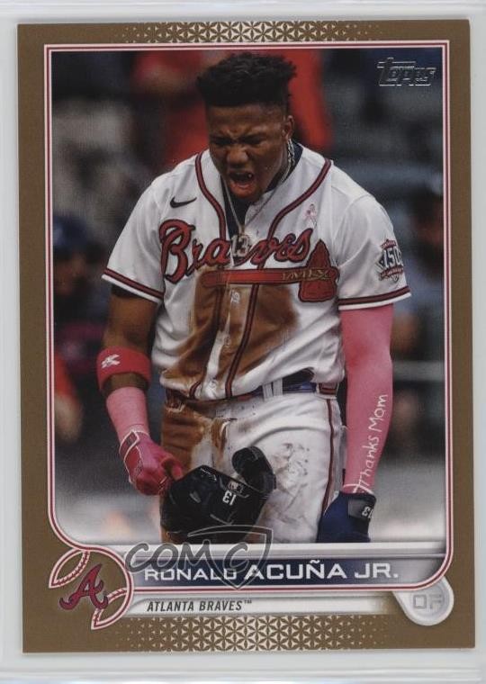 2022 Topps Series 1 Gold 574/2022 Ronald Acuna Jr Ronald Acuña Jr #200 1l8s