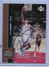 Basketball Card IP auto NBA TERRY DEHERE Los Angeles Clippers 1996-97 Upper Deck