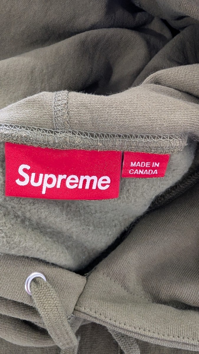 SUPREME Box Logo Hoodie FW25 Light Olive BOGO Sweatshirt Mens