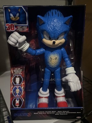 NEW Sonic The Hedgehog 3 Movie 12  Ultimate Talking Action Figure Jakks