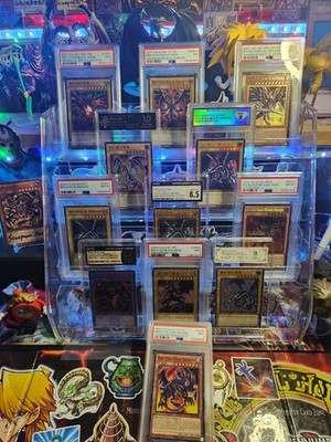 Yu-Gi-Oh! TCG Massive RED EYES COLLECTION.  ( 12 ) GRADED , Over 100 Singles