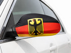 2x Spiegelflagge Deutschland mit Adler Bundesadler Autospiegel Überzug Fahne Aut