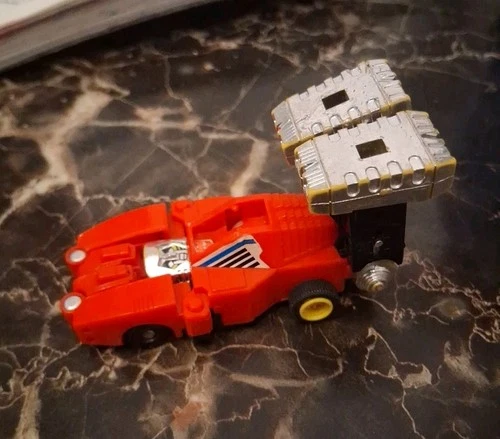 Vintage G1 Transformers Autobot Powerdasher Mail-Away Exclusive F1 Dasher Car