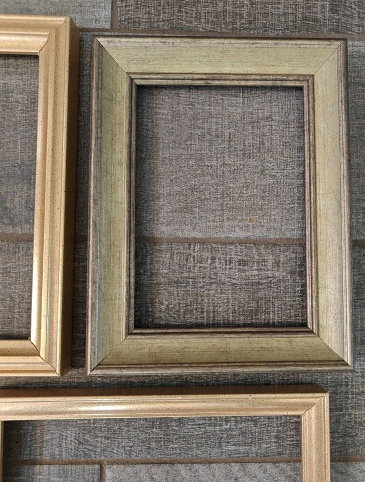 Vintage Ornamentado PICTURE FRAMES Galeria Arte de Parede Decoração Verde Lote de 7 Ouro Eco NE - Imagem 4 de 4