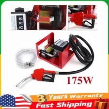 Portable Electric Diesel Fuel Transfer Pump 12V Automatic Nozzle Transfer Pump