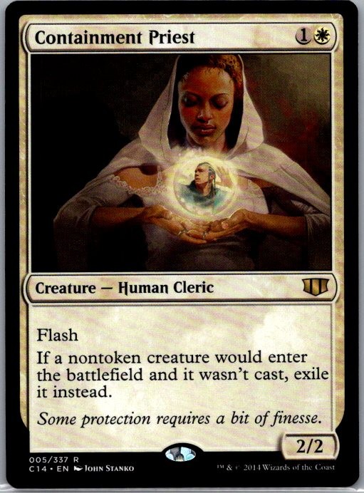 #5 Containment Priest Commander 2014 Rare