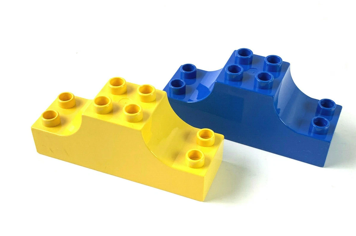 Becks Suradam pence LEGO DUPLO Brick 2 x 6 x 2 with Curved Ends 4197 Pick Your Color | eBay