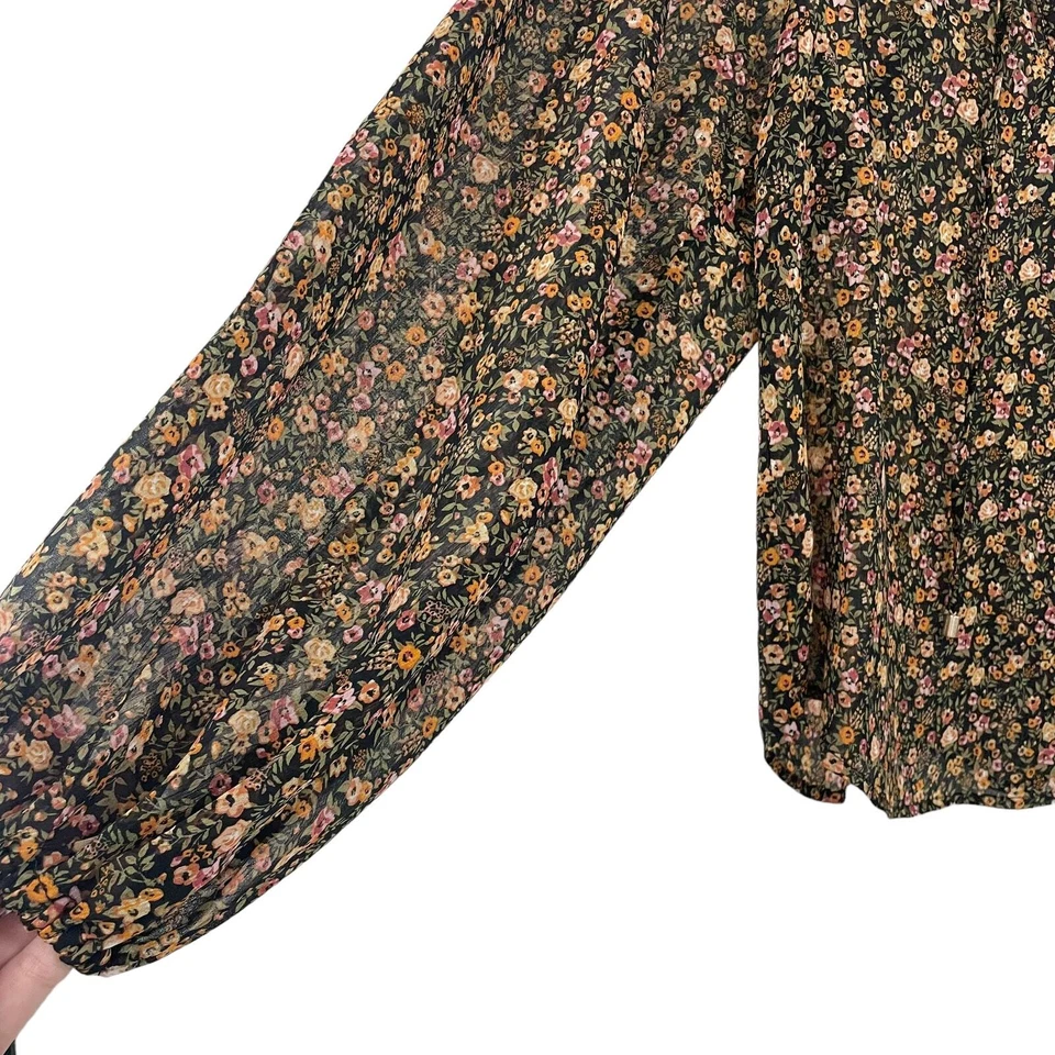 Blusa Multi Amaya Manga Blusa Floral Rosa Viskpink Mujer XS Foto 4 de 4