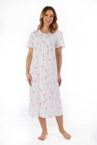 full button front nightdress