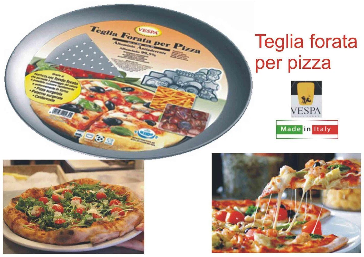 Teglia per Pizza da 36c con fori - Teglia per pizza perforata